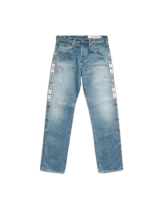 Monkey Cisco Studs 5 Pocket Denim