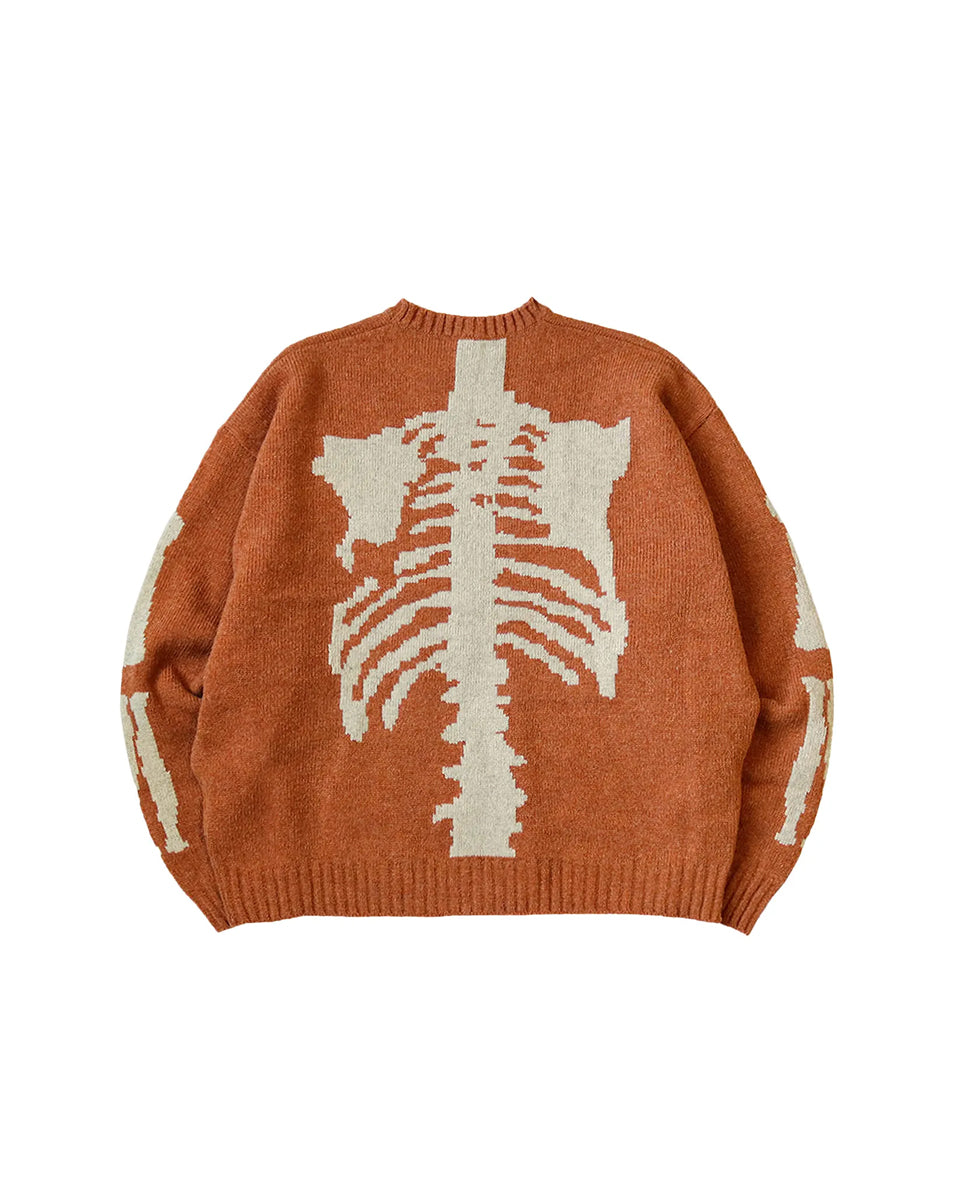 5G Wool Knit Bone Crew Sweater