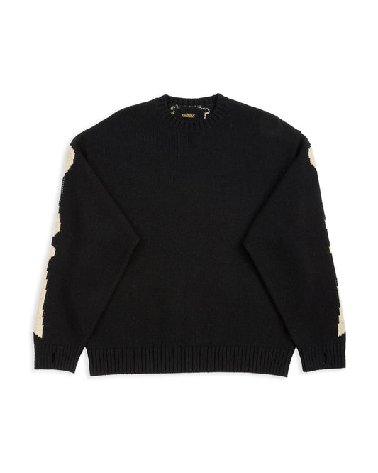 5G Wool BONE Crew Sweater